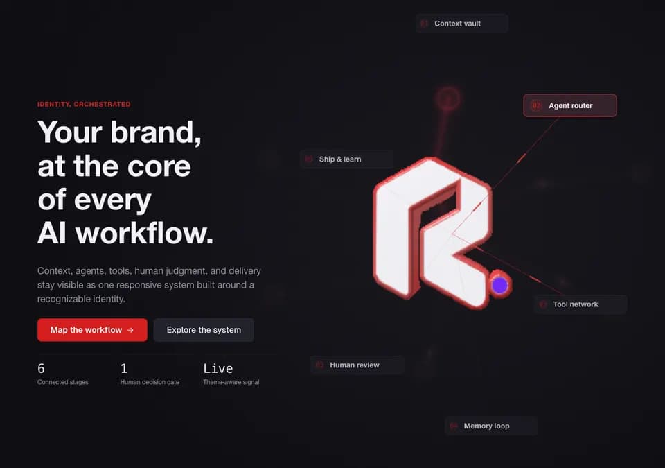 SpatialWorkflowHeroSection reduced-motion preview